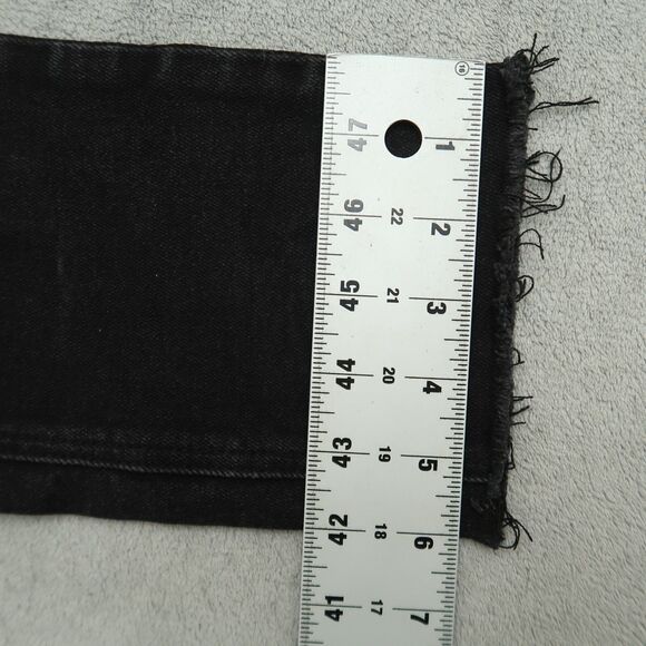 Royalty Jeans Women's Size 4 Faded Black High-Rise Straight Denim 26" Inseam - Picture 5 of 16